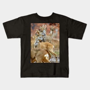 Roe deer family Kids T-Shirt